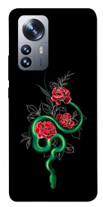 Чохол Snake in flowers для Xiaomi 12