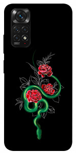 Чехол Snake in flowers для Xiaomi Redmi Note 11S