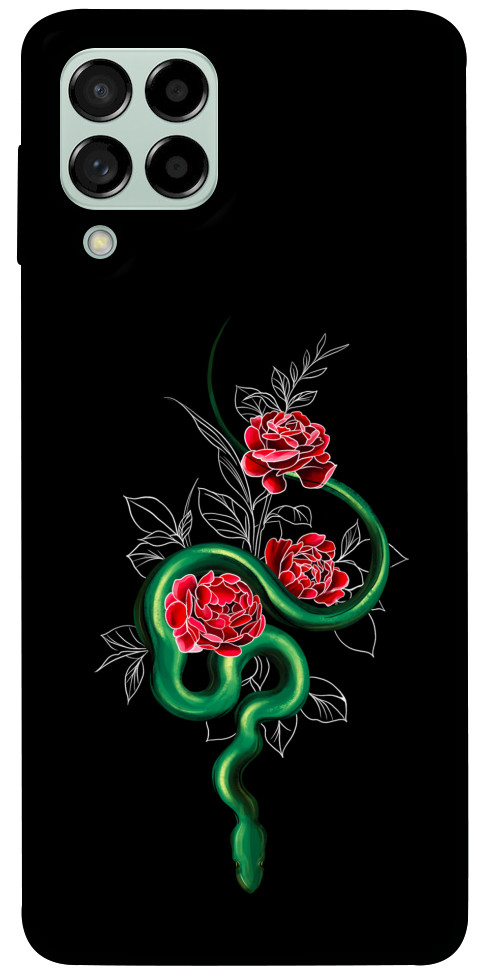 Чехол Snake in flowers для Galaxy M53