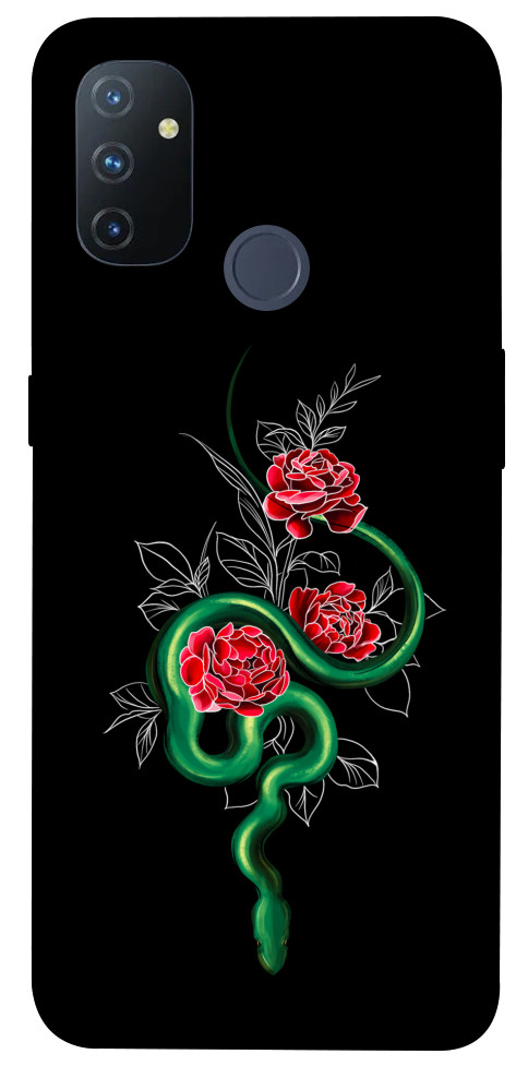 Чехол Snake in flowers для OnePlus Nord N100