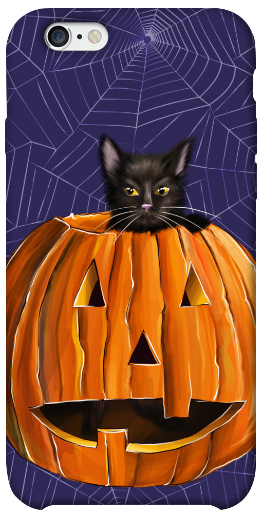 Чехол Cat and pumpkin для iPhone 6