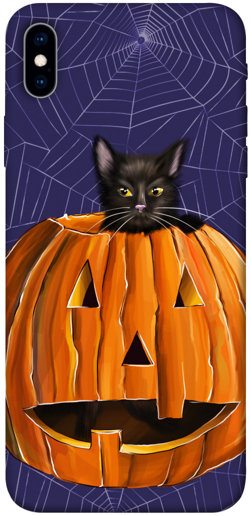

Чохол Cat and pumpkin для iPhone XS Max 1424041