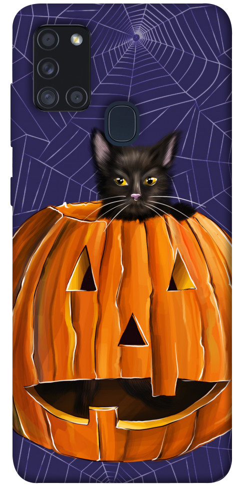 

Чехол Cat and pumpkin для Galaxy A21s (2020) 1424048