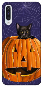Чохол Cat and pumpkin для Samsung Galaxy A50s