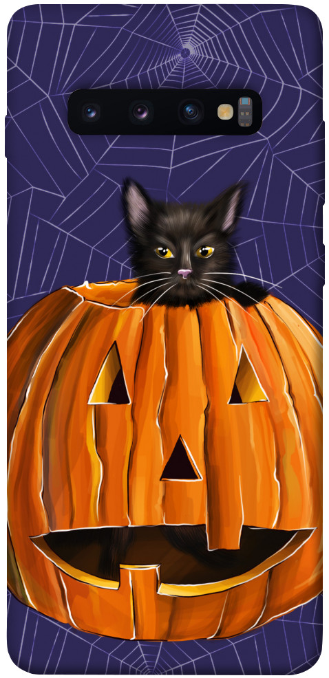 

Чохол Cat and pumpkin для Galaxy S10 Plus (2019) 1424058