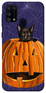 Чохол Cat and pumpkin для Galaxy M31 (2020)