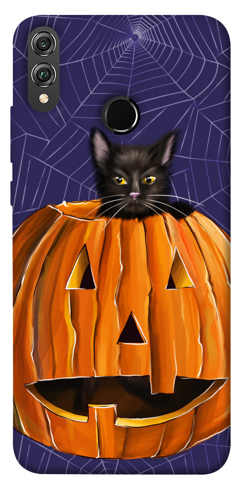 Чохол Cat and pumpkin для Huawei Honor 8X