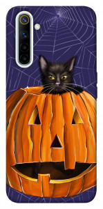 Чехол Cat and pumpkin для Realme 6