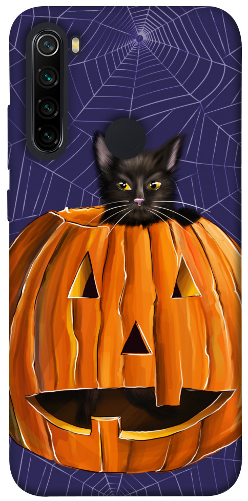 Чохол Cat and pumpkin для Xiaomi Redmi Note 8