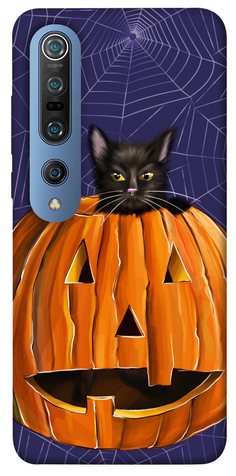 Чохол Cat and pumpkin для Xiaomi Mi 10