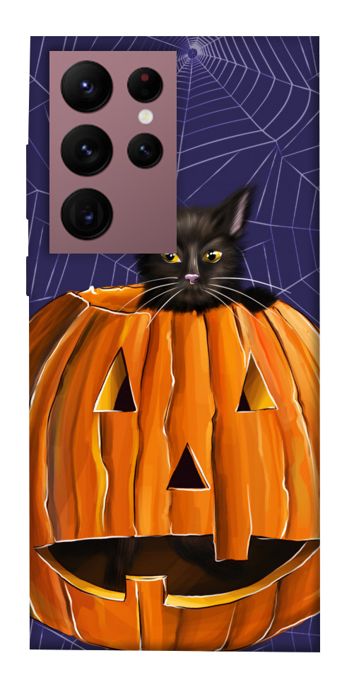 

Чехол Cat and pumpkin для Galaxy S22 Ultra 1424229