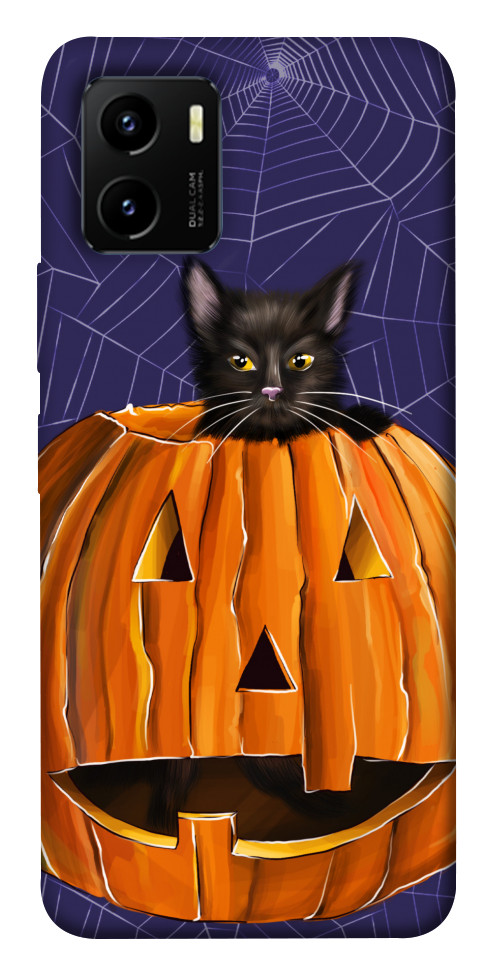 

Чехол Cat and pumpkin для Vivo Y15s 1424246