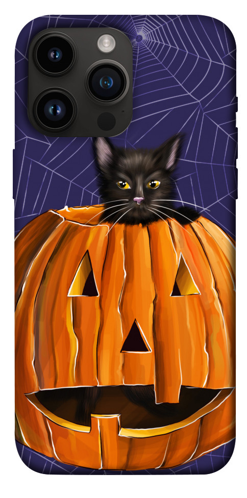 Чохол Cat and pumpkin для iPhone 14 Pro Max