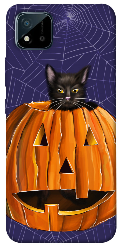 

Чохол Cat and pumpkin для Realme C20 1424262
