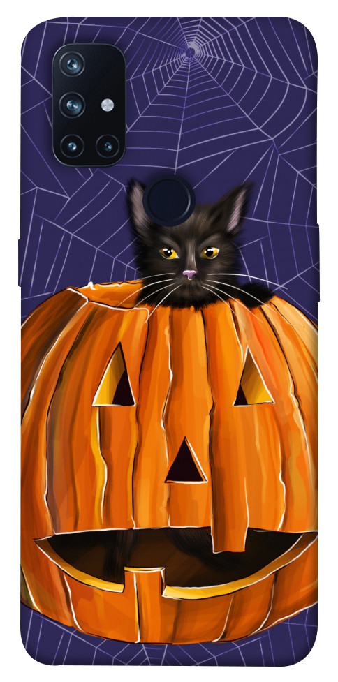 

Чехол Cat and pumpkin для OnePlus Nord N10 5G 1424266