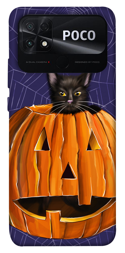 

Чехол Cat and pumpkin для Xiaomi Poco C40 1424268