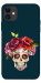 Чохол Flower skull для iPhone 11