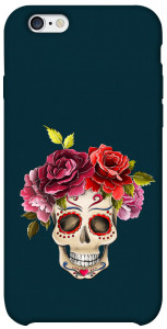 Чехол Flower skull для iPhone 6 (4.7'')