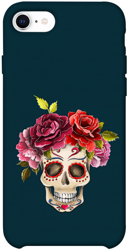 

Чохол Flower skull для iPhone SE (2020) 1424276