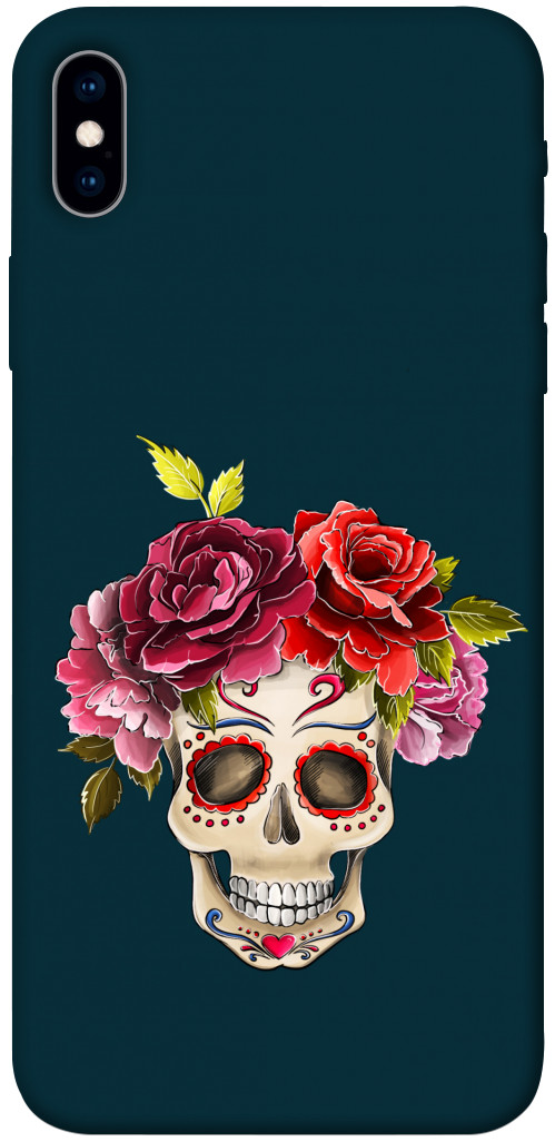 

Чохол Flower skull для iPhone XS Max 1424278