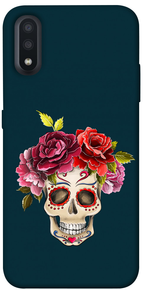 

Чохол Flower skull для Galaxy A01 1424279