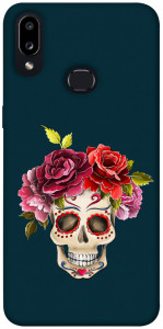 Чехол Flower skull для Galaxy A10s (2019)