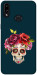 Чохол Flower skull для Galaxy A10s (2019)