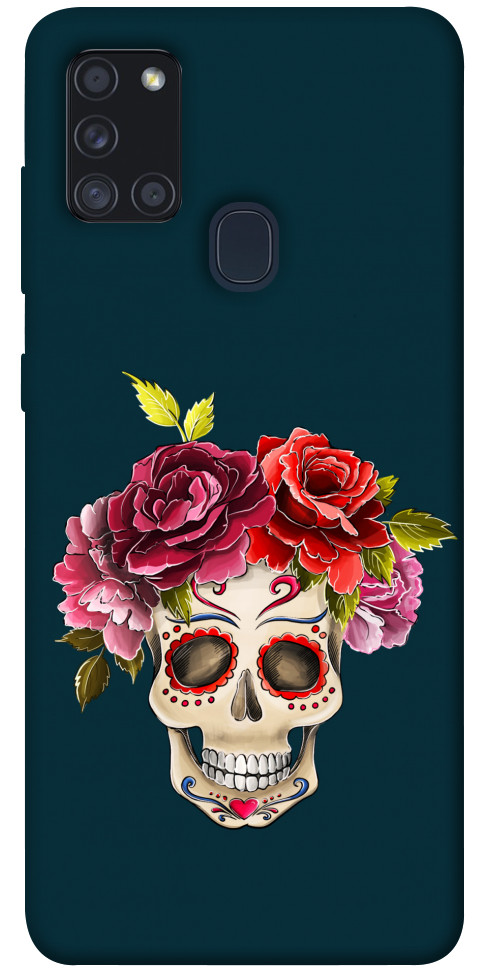 

Чохол Flower skull для Galaxy A21s (2020) 1424285