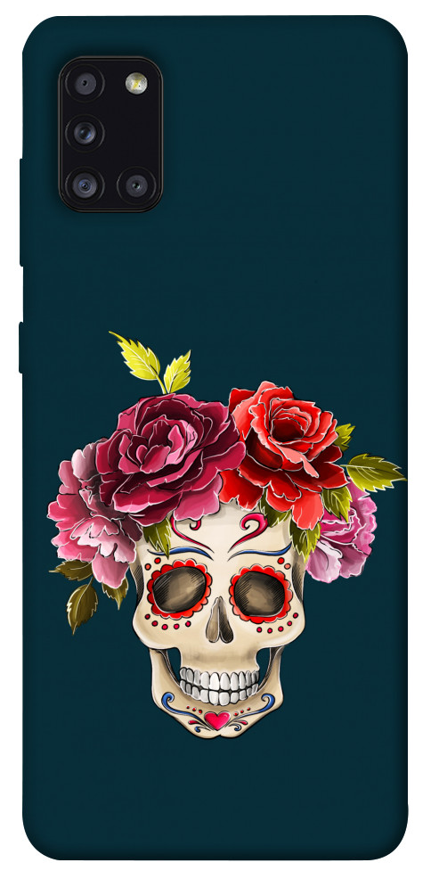 Чохол Flower skull для Galaxy A31 (2020)