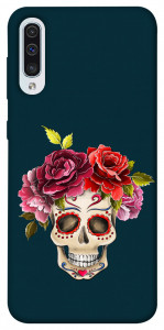 Чохол Flower skull для Samsung Galaxy A50s