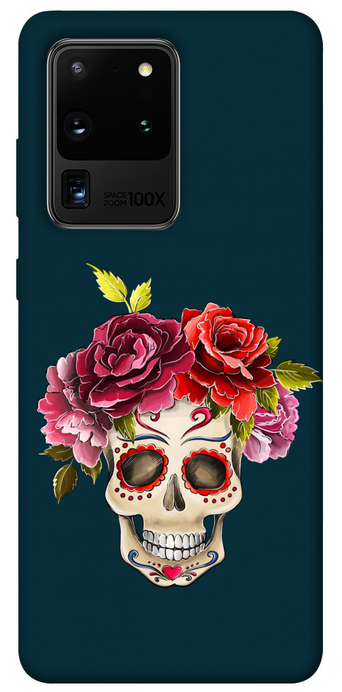 

Чехол Flower skull для Galaxy S20 Ultra (2020) 1424292