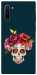 Чехол Flower skull для Galaxy Note 10 (2019)