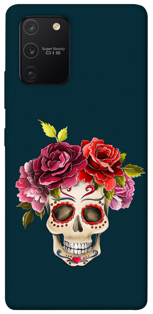 Чехол Flower skull для Galaxy S10 Lite (2020)