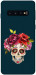 Чохол Flower skull для Galaxy S10 (2019)