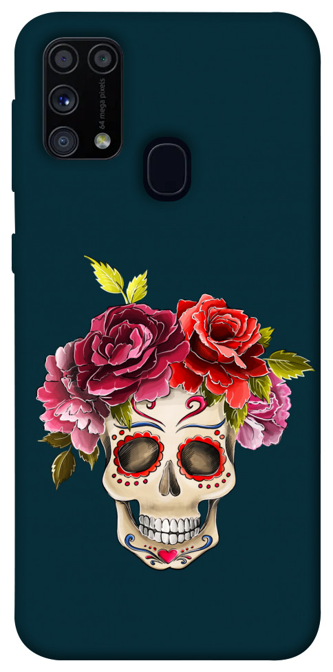 Чохол Flower skull для Galaxy M31 (2020)