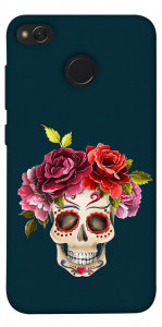 Чехол Flower skull для Xiaomi Redmi 4X