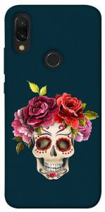 Чехол Flower skull для Xiaomi Redmi 7