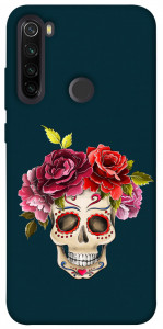 Чохол Flower skull для Xiaomi Redmi Note 8T