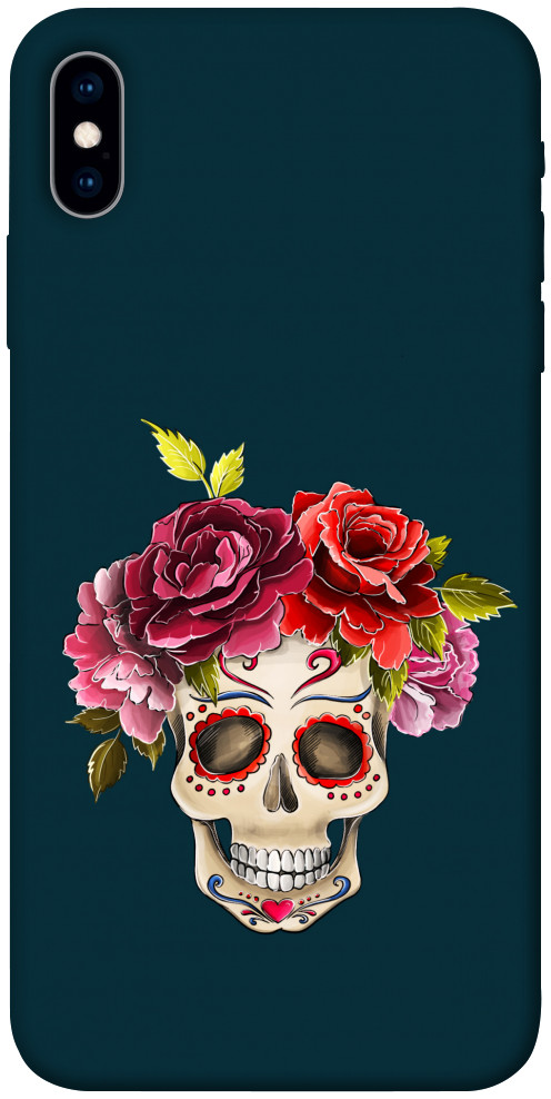 

Чехол Flower skull для iPhone X (5.8") 1424335