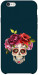 Чохол Flower skull для iPhone 6S Plus