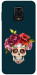 Чохол Flower skull для Xiaomi Redmi Note 9 Pro