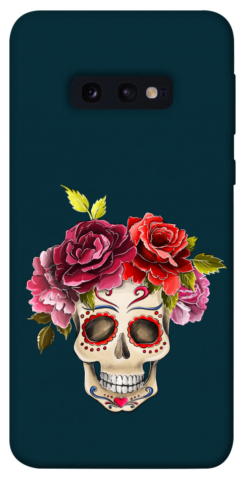 

Чехол Flower skull для Galaxy S10e 1424365