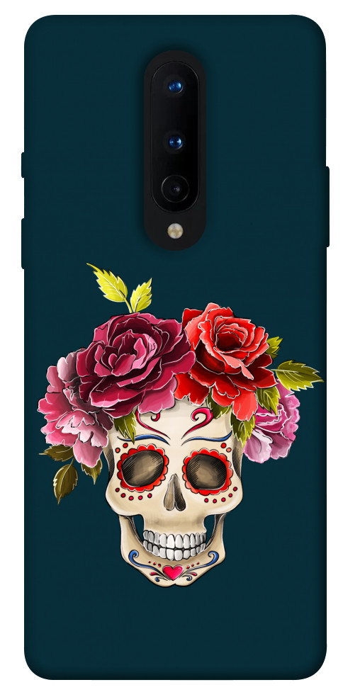 Чохол Flower skull для OnePlus 8