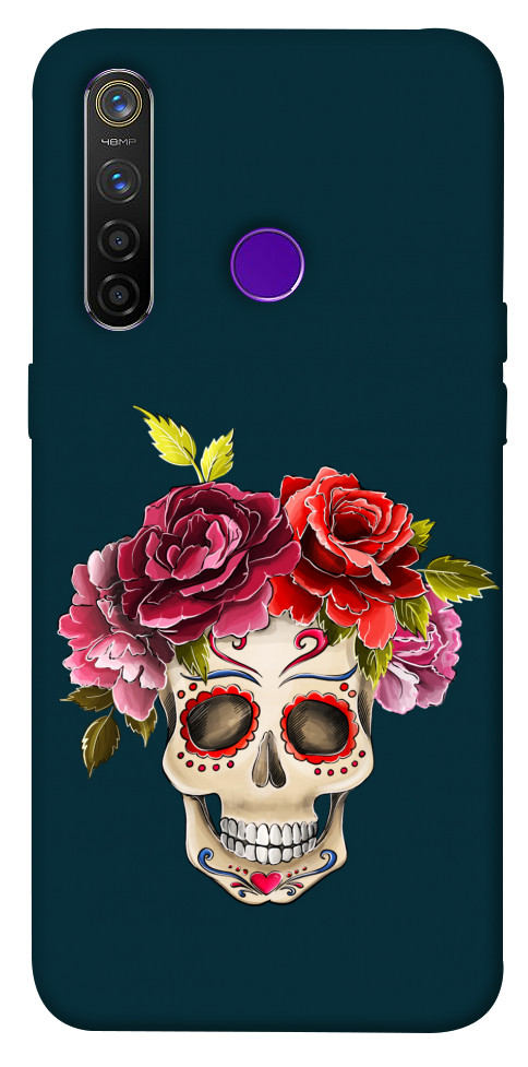 

Чохол Flower skull для Realme 5 Pro 1424378