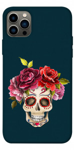 Чохол Flower skull для iPhone 12 Pro