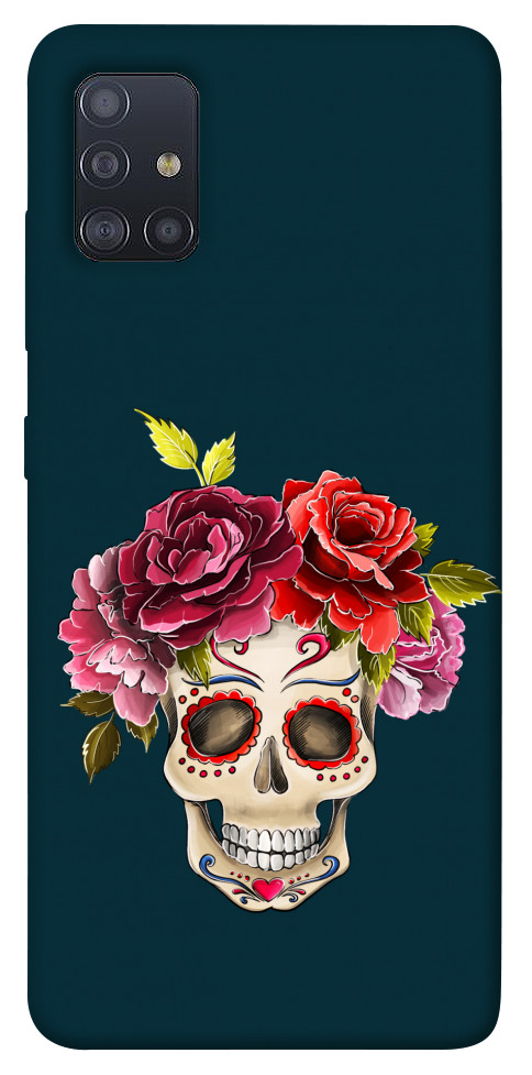 

Чехол Flower skull для Galaxy M51 1424381