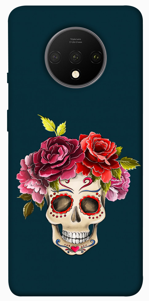 

Чохол Flower skull для OnePlus 7T 1424386
