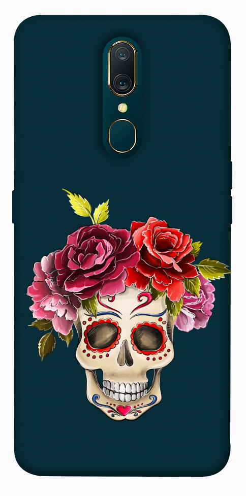 Чохол Flower skull для OPPO A9