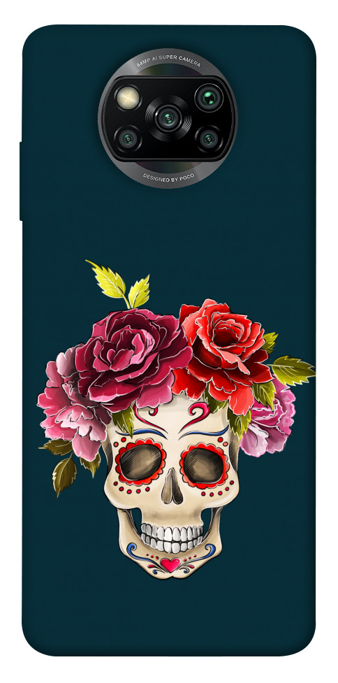 

Чохол Flower skull для Xiaomi Poco X3 NFC 1424399