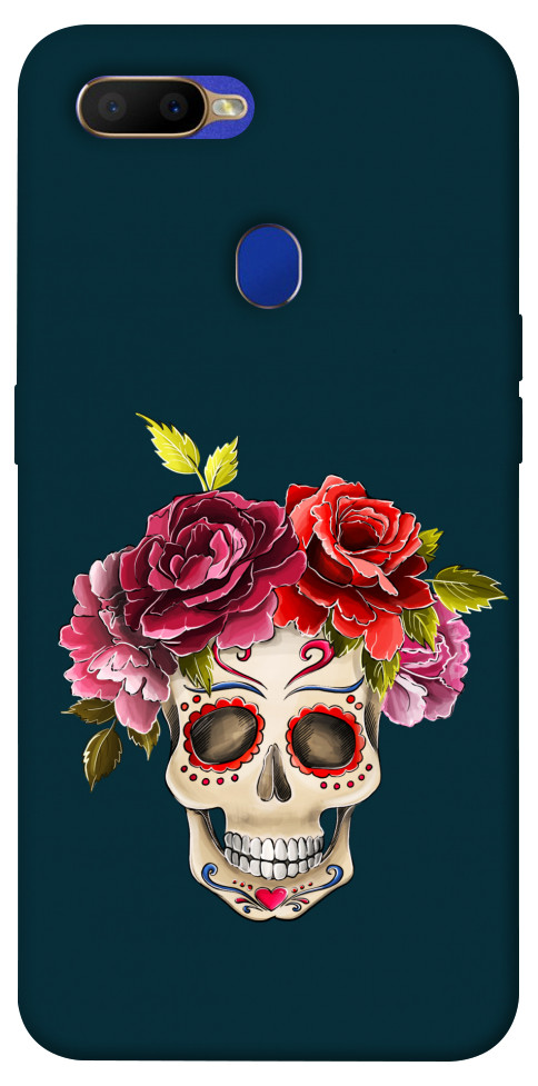 Чехол Flower skull для Oppo A5s